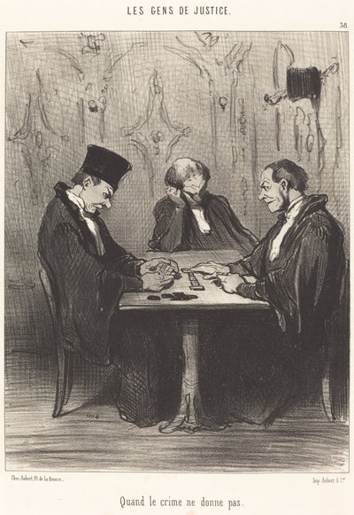 When Crime Does Not Pay by Honoré Daumier
