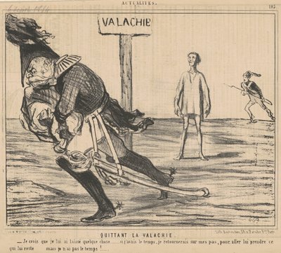 Leaving Wallachia by Honoré Daumier