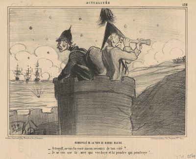 Renewed from the Bluebeard Tower by Honoré Daumier