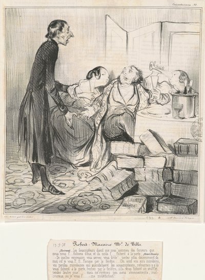 Robert Macaire Md de Bibles by Honoré Daumier