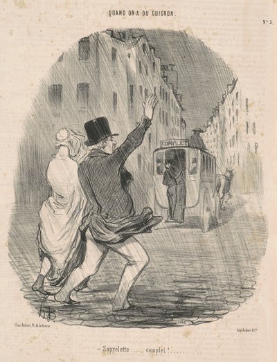 Saprelotte ... Complet! ... by Honoré Daumier