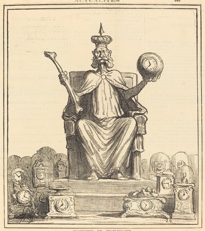 Successor of Charlemagne by Honoré Daumier