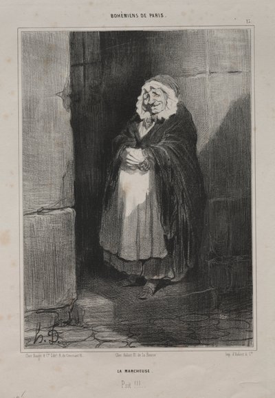 The Pedestrian by Honoré Daumier