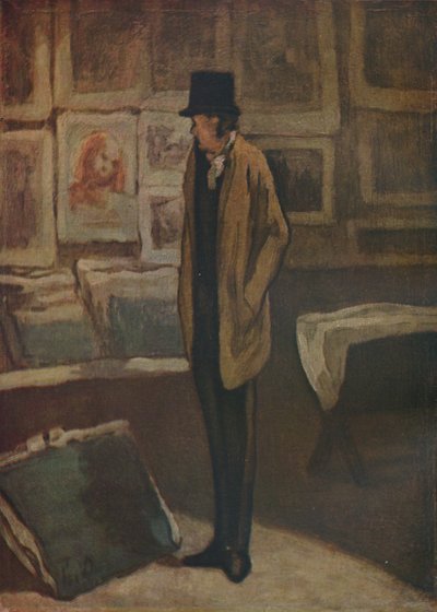 The Print-Lover by Honoré Daumier