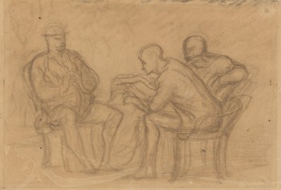 The Reading by Honoré Daumier