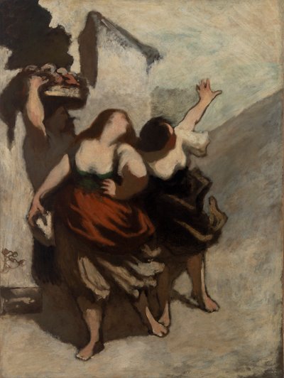 The Ribalds by Honoré Daumier