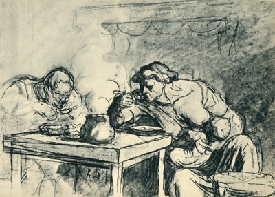 The Soup, c. 1862-1865 by Honoré Daumier