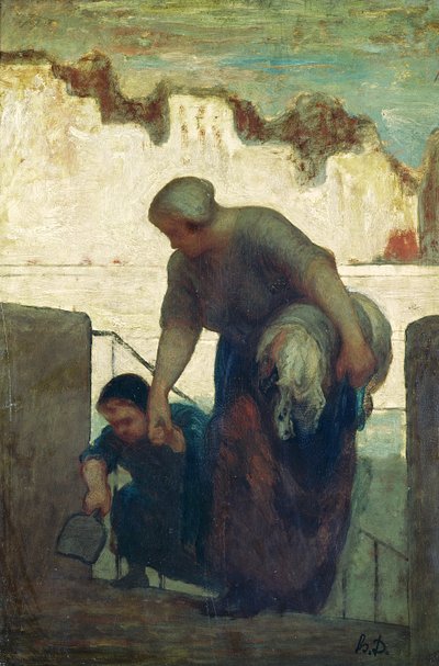 The Washerwoman by Honoré Daumier