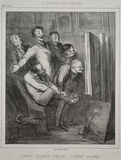 Through the Studios by Honoré Daumier