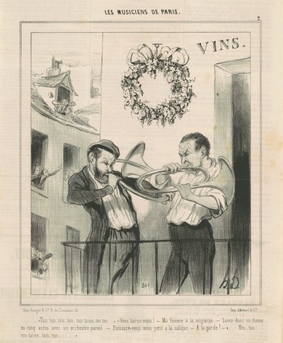 Ton, ton ... ton taine ... by Honoré Daumier