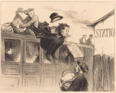 Thirty Seconds of Station by Honoré Daumier