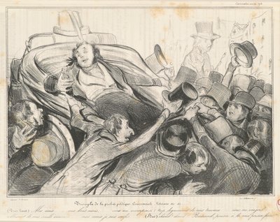 Triumph of Political Commercial Integrity by Honoré Daumier