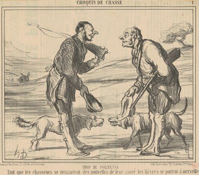 Too Much Politeness by Honoré Daumier