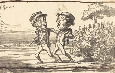 A Criminal! by Honoré Daumier