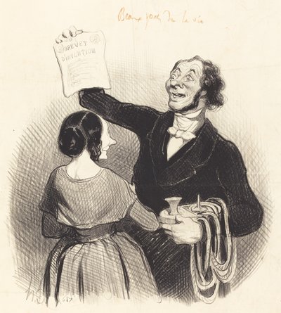 A Great Man Again by Honoré Daumier