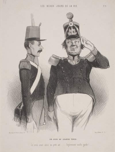 A Day of Great Ceremony by Honoré Daumier