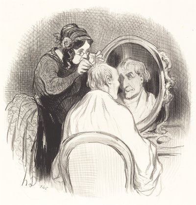 A Gentleman Rejuvenated Too Much by Honoré Daumier