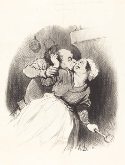 A Return of Youth by Honoré Daumier
