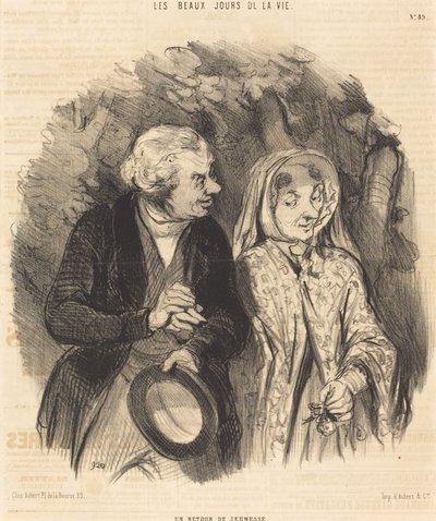 A Return of Youth by Honoré Daumier
