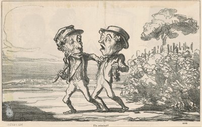 A Criminal! by Honoré Daumier