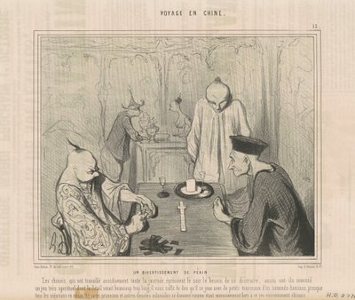A Peking Entertainment by Honoré Daumier