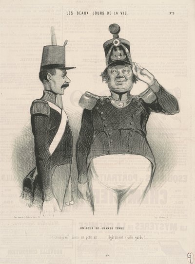 A Day of Great Attire by Honoré Daumier