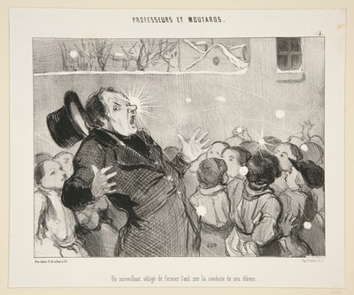 A Watchful Obligation by Honoré Daumier
