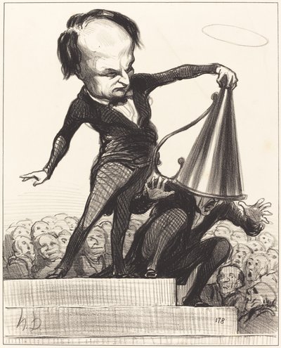 One Glory Extinguishes Another by Honoré Daumier