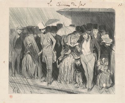 An Infinitely Prolonged Station by Honoré Daumier