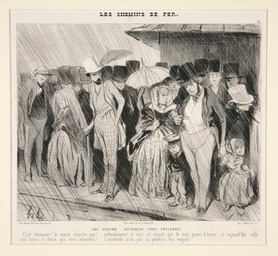 An Infinitely Prolonged Station: C by Honoré Daumier