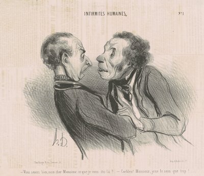 You Feel Well, My Dear Sir... by Honoré Daumier