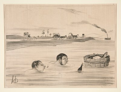Journey to St. Cloud by Honoré Daumier