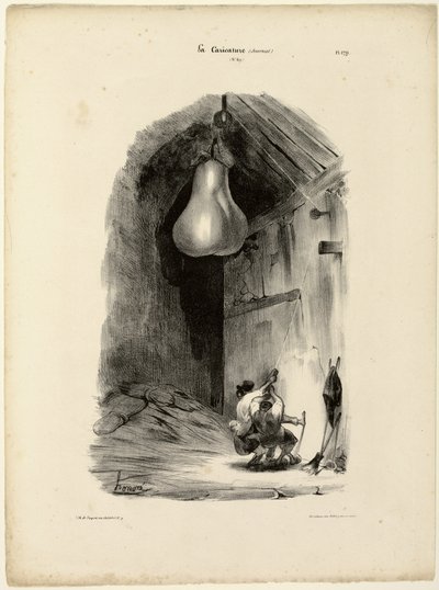Heave-ho!..Heave-ho! Heave-ho!, plate 179 by Honoré Victorin Daumier