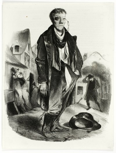 The Drunkard by Honoré Victorin Daumier