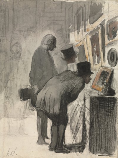 Art Lovers by Honoré Daumier