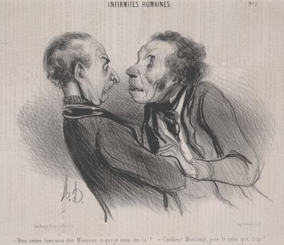 Human Weaknesses, no. 1 by Honoré Daumier