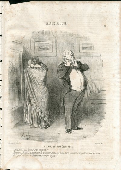 Le Charivari by Honoré Daumier