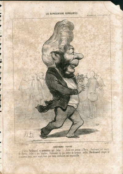 Le Charivari by Honoré Daumier