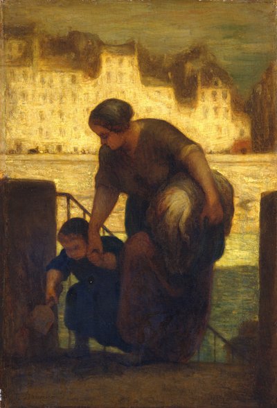 The Laundress (c.1863) by Honoré Daumier