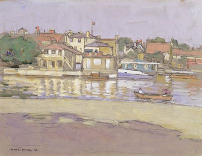 Kingston Boathouses by Horace Mann Livens