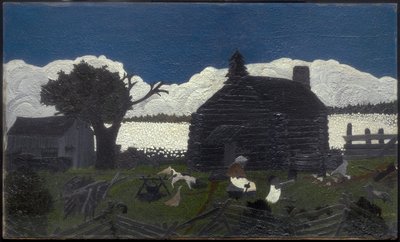 Cabin in the Cotton by Horace Pippin