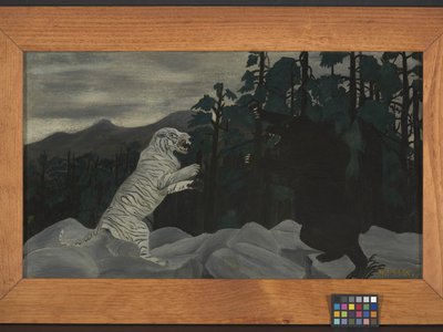 The Blue Tiger by Horace Pippin