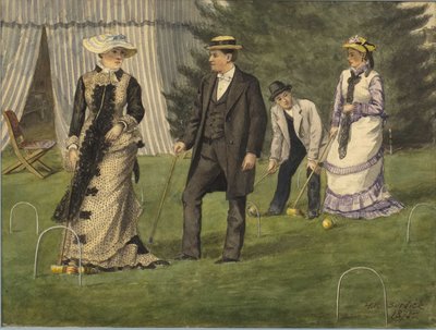 The Croquet Game by Horace Robbin Burdick