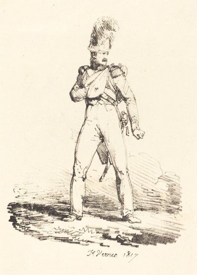 Grenadier by Emile Jean Horace Vernet