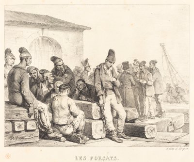 The Convicts by Emile Jean Horace Vernet
