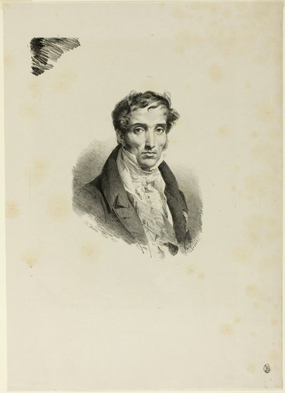 Portrait of Pierre Guérin by Emile Jean Horace Vernet