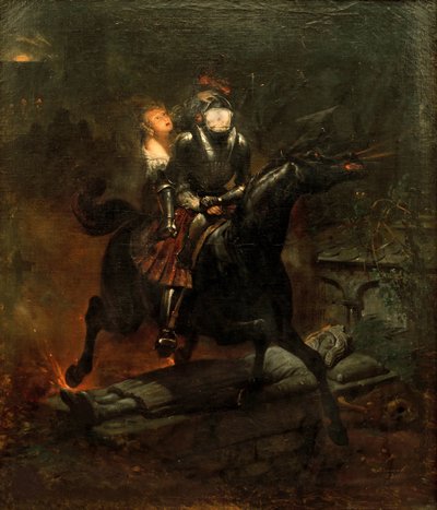 The Ballad of Lenora, 1839 by Emile Jean Horace Vernet