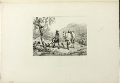 The Quarry by Emile Jean Horace Vernet
