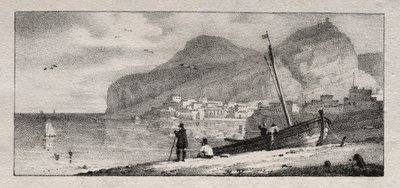 View of a Seaport by Emile Jean Horace Vernet