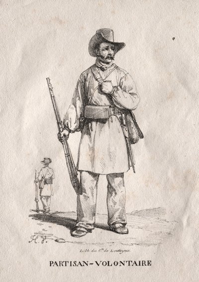 Voluntary Partisan, 1822 by Emile Jean Horace Vernet